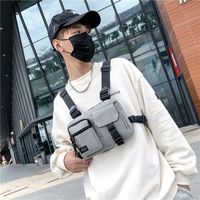New Trendy Brand Tactical Vest Men's Light Functional Hip-hop Multi-functional Waist Bag main image 5