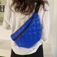 Nueva Moda Rhombus Bordado Hilo Mensajero Hombro Pecho Bolsa Cintura Bolsa main image 3