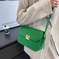 Niche Underarm Bag Women's Autumn And Winter Solid Color Metal Buckle Small Square Bag main image 1