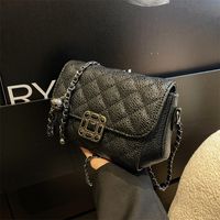 Autumn And Winter Women's Bags New Fashion Niche Lingge Chain Messenger Bag main image 2