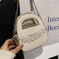 Transparent Acrylic Chain Handbag Women's 2022 Spring New Messenger Bag sku image 1