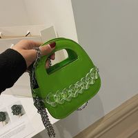 Transparent Acrylic Chain Handbag Women's 2022 Spring New Messenger Bag sku image 2