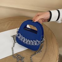 Transparent Acrylic Chain Handbag Women's 2022 Spring New Messenger Bag sku image 3
