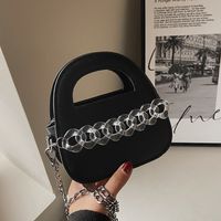 Transparent Acrylic Chain Handbag Women's 2022 Spring New Messenger Bag sku image 4