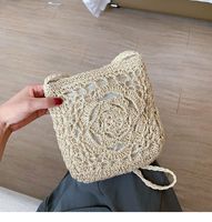 Simple Solid Color Messenger New Coin Purse Seaside Vacation Beach Bag sku image 2