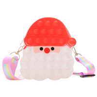 Children's Bag New Christmas Bag Cute Bubble Decompression Toy Messenger Bag sku image 1