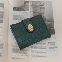 Brieftaschenfrauen Der Neuen Brieftaschenfrauen Falten Multi-kartensteckplatz Einfache Kurze Geldbörse Großhandel sku image 3