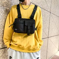 New Trendy Brand Tactical Vest Men's Light Functional Hip-hop Multi-functional Waist Bag sku image 1