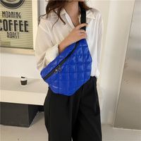 Nueva Moda Rhombus Bordado Hilo Mensajero Hombro Pecho Bolsa Cintura Bolsa sku image 4