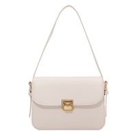 Bolso Pequeño Cuadrado Con Hebilla De Metal De Color Sólido Para Mujer De Otoño E Invierno De Niche sku image 4