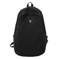 Simple Large-capacity Backpack Hit Color Travel Backpack sku image 1