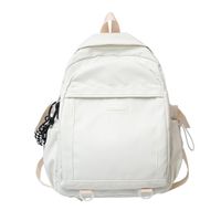 Mode Einfarbig Großräumiger Studentenrucksack Koreanischer Lässiger Rucksack sku image 1