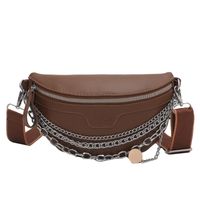 Women's New Trendy Retro Waist Bag Chest Bag Fashion Autumn And Winter Messenger Bag sku image 2