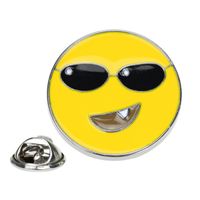 Creative Cartoon Smiley Face Funny Expression Dripping Oil Alloy Brooch sku image 5