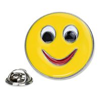 Creative Cartoon Smiley Face Funny Expression Dripping Oil Alloy Brooch sku image 6