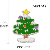 Weihnachtsmann-weihnachtsschneemann, Der Öllegierungsbrosche Tropft sku image 31