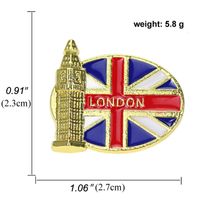 Broche De Aceite Con Diseño De Bandera Británica De Moda sku image 2