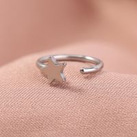 European And American Jewelry Stainless Steel Five-pointed Star Nose Ring main image 1