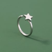 European And American Jewelry Stainless Steel Five-pointed Star Nose Ring main image 5