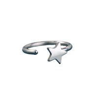 European And American Jewelry Stainless Steel Five-pointed Star Nose Ring main image 6