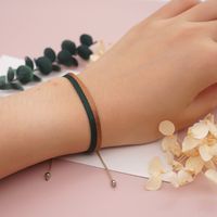 Hand-woven Bracelet Couple-style Simple Personality Ethnic Style Ribbon Small Bracelet main image 2