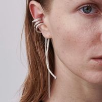 Tassel Ear Clips Women's Long Chain Ear Bone Clips Personality Fashion Ear Clip main image 3