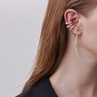 Tassel Ear Clips Women's Long Chain Ear Bone Clips Personality Fashion Ear Clip main image 4