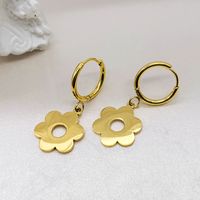 Flower Earrings Female Niche Design Fashion Luxury Simple Earrings main image 5