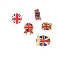 Fashion British Flag Pattern Alloy Dripping Oil Brooch main image 6