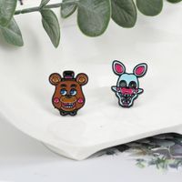 Drip Oil Brown Bear Cartoon Alloy Brooch Corsages Wholesale main image 2