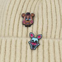Drip Oil Brown Bear Cartoon Alloy Brooch Corsages Wholesale main image 3