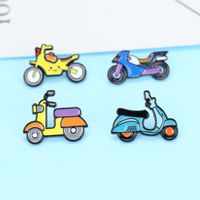 Cartoon Dripping Oil Motorcycle Simple Alloy Brooch Corsage Wholesale main image 1