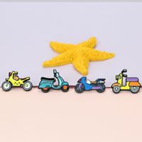 Cartoon Dripping Oil Motorcycle Simple Alloy Brooch Corsage Wholesale main image 4