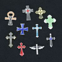 Religious Cross Brooches Bras Spot Bags Jackets Retro Wings Brooches main image 2