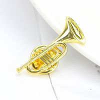 Exquisite Dripping Oil Violin Pins Brooches Musical Instrument Corsages main image 5