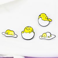 Eggshell Badge Egg Zinc Alloy Corsage Cute Pet Bag Brooch Badge main image 2