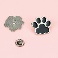 Cute Cat Paw Brooch Small Footprint Badge Drip Oil Collar Pin main image 4