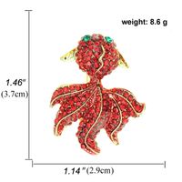 Mode Niedliche Goldfisch Brosche Boutique Tier Corsage Pins main image 6