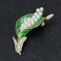 Fashion Color Wheat Corsage Collar Pin Retro Trend Ear Brooch main image 1