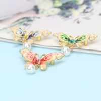 Fashion Colorful Rhinestone Butterfly Brooch Insect Corsage Dress Collar Pin main image 3