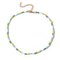 Bohemian Hand-woven Contrast Color Glass Miyuki Beads Necklace main image 6