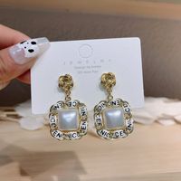 Korean New Flower Geometric Earrings Fashion Niche Light Luxury Earrings main image 5