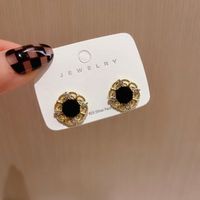 New Autumn And Winter Retro Velvet Geometric Earrings Fashion Stud Earrings For Women main image 5