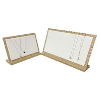 Bamboo Wood Jewelry Rack Large Necklace Bracelet Display Jewelry Display Hanger main image 4
