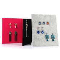 Three-dimensional L-shaped Earrings Display Board Earrings Jewelry Rack main image 2