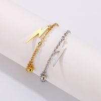 Fashion Geometric 304 Stainless Steel No Inlaid 18K Gold Plated Women'S Anklet main image 4