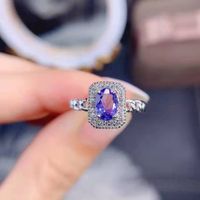 Simple Fashion Lavender Purple Diamond Ring Full Diamonds Twist Opening Copper Ring main image 5