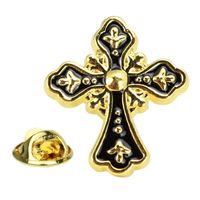 Religious Cross Brooches Bras Spot Bags Jackets Retro Wings Brooches sku image 2