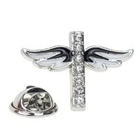 Religious Cross Brooches Bras Spot Bags Jackets Retro Wings Brooches sku image 8