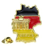 Retro Foreign Trade Tourism Souvenir Brooch Badge Collar Pin sku image 7